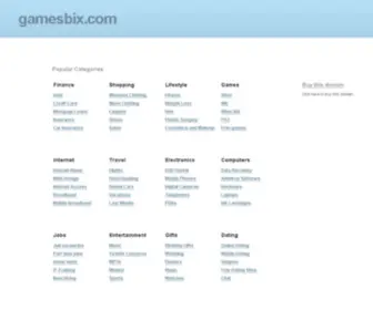 Gamesbix.com(Online Games) Screenshot