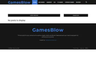 Gamesblow.com(Your ultimate destination for modded Android APK Apps) Screenshot