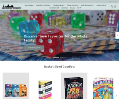 Gamescape-North.com(Gamescape North) Screenshot