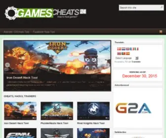 Gamescheat24.com(How to hack games) Screenshot