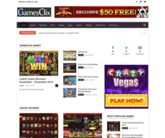 Gamesclix.com Screenshot