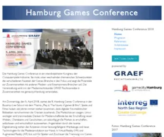 Gamesconference.com(Hamburg Games Conference) Screenshot