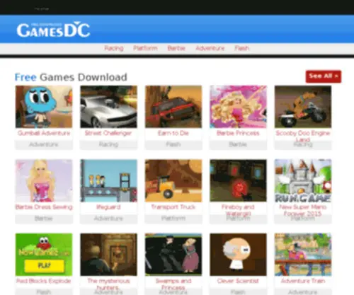 Gamesdc.com(Free Games Download) Screenshot