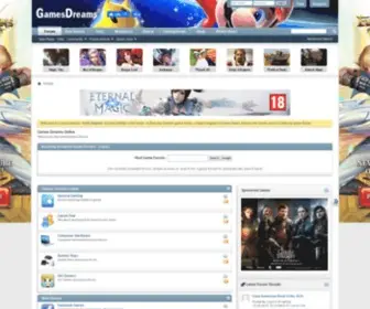 Gamesdreamsonline.com(Games Dreams) Screenshot