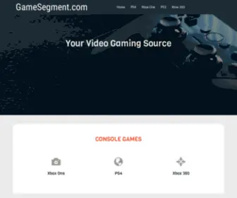 Gamesegment.com(XBOX 360 PS3 PS2 XBOX Wii Instruction Manuals and Cheat Codes) Screenshot