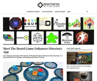 Gamesenhanced.com(Board Games Enhanced) Screenshot