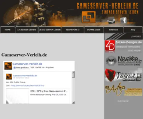 Gameserver-Verleih.de(Serververleih) Screenshot