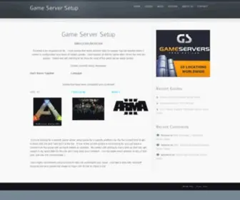 Gameserversetup.com(Game Server Setup) Screenshot