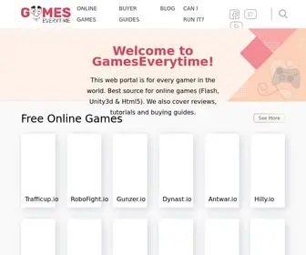 Gameseverytime.com(Let's play and talk about games) Screenshot