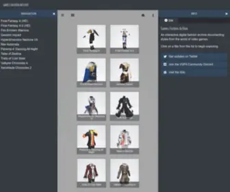 Gamesfashionarchive.net(Games Fashion Archive) Screenshot