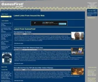 Gamesfirst.com(Main) Screenshot