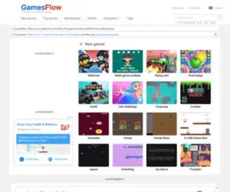 Gamesflow.com(Free Online Games) Screenshot