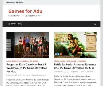 Gamesforadu.com(Games for Adu) Screenshot