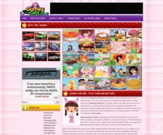 Gamesforgirlsinc.com(Games for Girls Inc) Screenshot