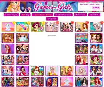 Gamesforgirlz.net(Games for girls) Screenshot