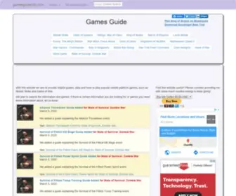 Gamesguideinfo.com(Games Guide) Screenshot
