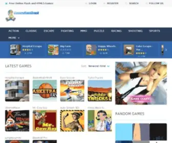 Gameshandbook.com(Free Online Flash and HTML5 Games) Screenshot