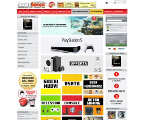 Gameshock.it(Videogiochi nuovi e usati in vendita) Screenshot