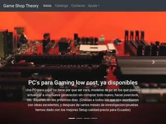 Gameshoptheory.com(GST) Screenshot