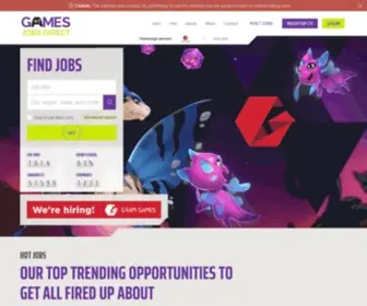 Gamesjobsdirect.com(Games Jobs Direct) Screenshot