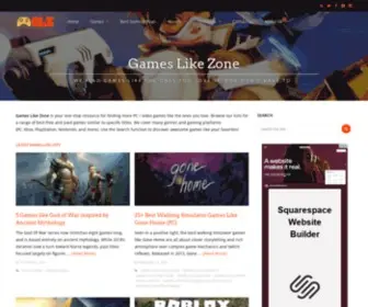 Gameslikezone.com(Games Like Zone) Screenshot