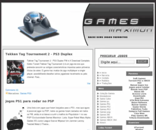 Gamesmaximun.net(Baixar Jogos Torrent) Screenshot