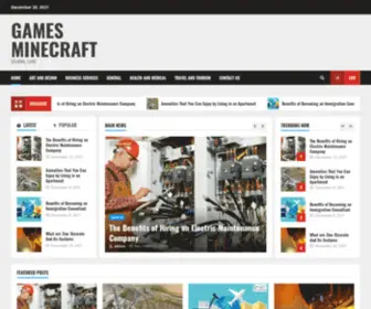 Gamesminecraft.org(Play Minecraft Games Online at) Screenshot