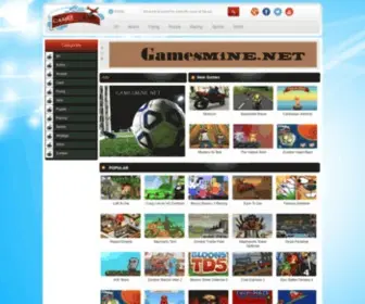 Gamesmine.net(Games Mine Flash Games) Screenshot