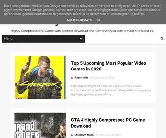 Gamesonly4U.com(Download Compressed PC Games) Screenshot