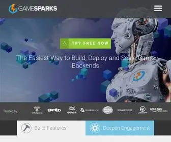 Gamesparks.com(Game Sparks) Screenshot