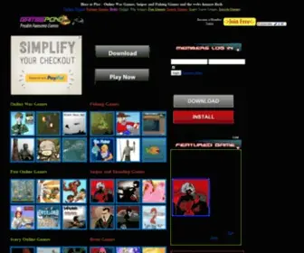 Gamespond.net(Free Online Games) Screenshot