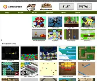 Gamespook.com(It's All About Online Free Games) Screenshot