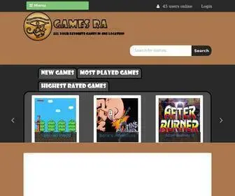 Gamesra.com(Games RA is a place to play all kind of video games) Screenshot