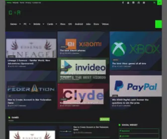 Gamesrazer.com(Online Games And New Perfect Products) Screenshot