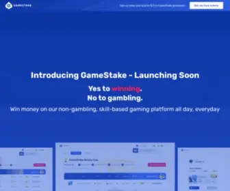 Gamestake.gg(Competitive gaming platform) Screenshot