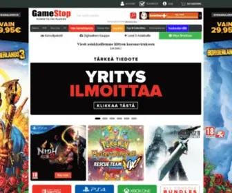 Gamestop.fi(GameStop Suomi) Screenshot