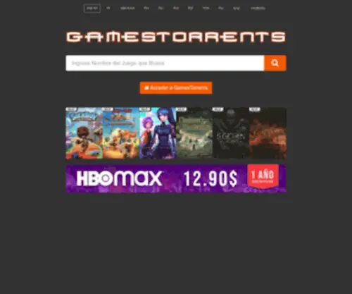 Gamestorrents.io(Descargar Juegos Torrent Gratis GamesTorrents) Screenshot