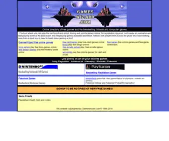 Gameswizard.com(Free Online Video Games) Screenshot