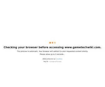 Gametechwiki.com(Redirecting) Screenshot