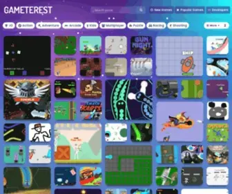 Gameterest.com(Play Free Online Unblocked Games) Screenshot