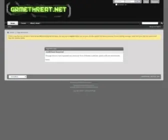 Gamethreat.net(Gamethreat) Screenshot