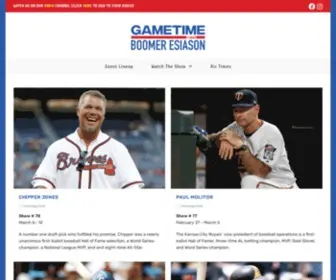 Gametimewithboomeresiason.com(Game Time with Boomer Esiason) Screenshot