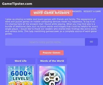 Gametipster.com(Word Game Answers) Screenshot