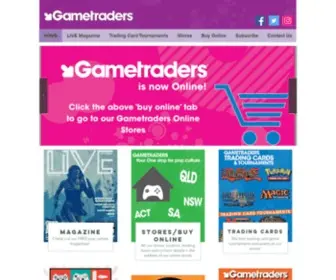 Gametraders.com.au(HOME) Screenshot