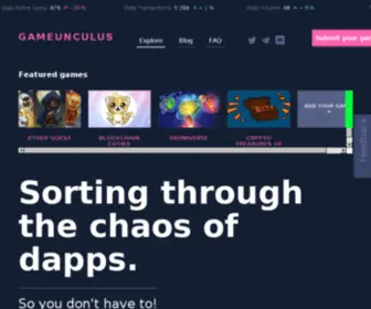 Gameunculus.io(Gameunculus) Screenshot