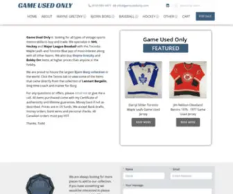 Gameusedonly.com(Game Used Only) Screenshot