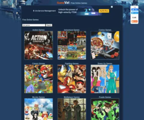 Gamevat.com(Toner refills) Screenshot