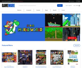 Gameware.com(Console Repair) Screenshot