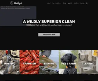 Gamewasher.com(Cowboy's Wild Game Washer) Screenshot