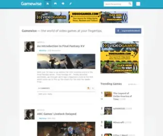 Gamewise.co(The world of video games at your fingertips) Screenshot